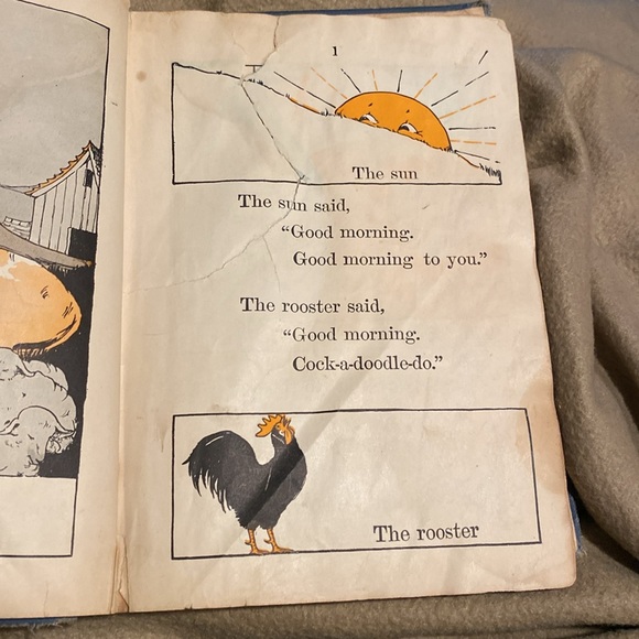 1930 School Reading Primer, Tom & Betty ,Color Illustrations, Early Chapter Book - Picture 15 of 16